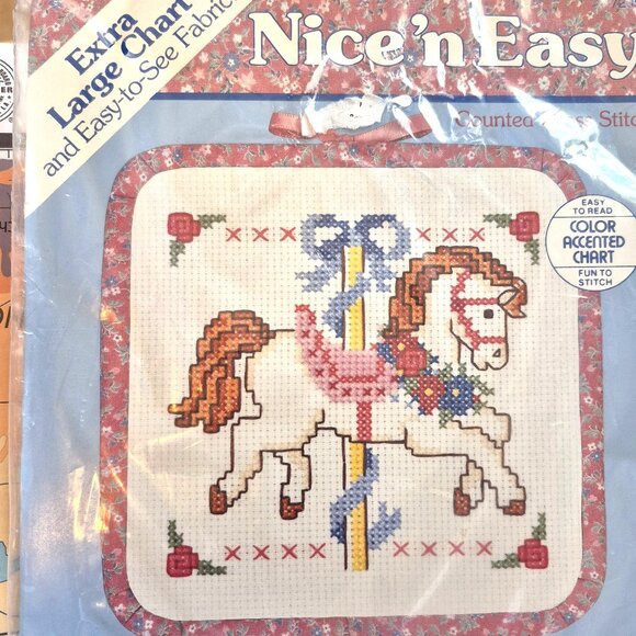Prancing Pony counted cross stitch by Dimensions-vintage unopened - Picture 1 of 4